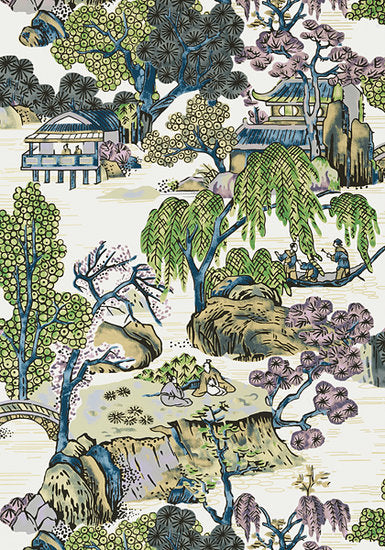 Thibaut Asian Scenic Behang T75459