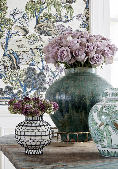 Thibaut Asian Scenic Behang Dynasty