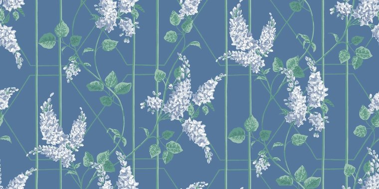 Cole & Son behang Wisteria botanical botanica Behangcollectie 115-5015