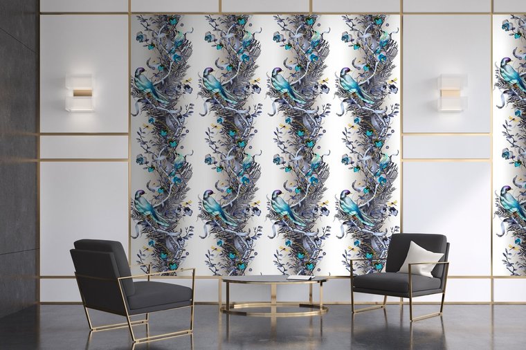 Kit Miles Birds In Chains Behang