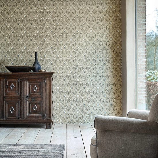 Pure Trellis Behang Morris Co Pure Morris North behang collectie