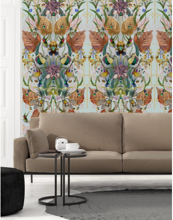 Kit Miles Ultraviolet Garden Behang LUNA MICA 001