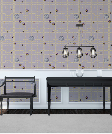 Kit Miles Quinn Orchid Behang TITAN MICA 8003