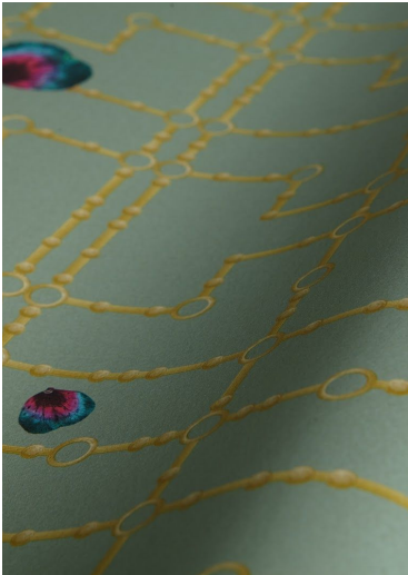 Kit Miles Quinn Orchid Behang TITAN MICA 8002