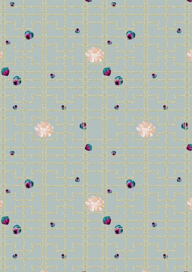 Kit Miles Quinn Orchid Behang TITAN MICA 8002