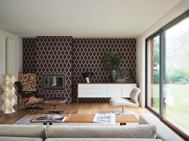 Farrow and Ball Tessella Metallic Behang BP3613