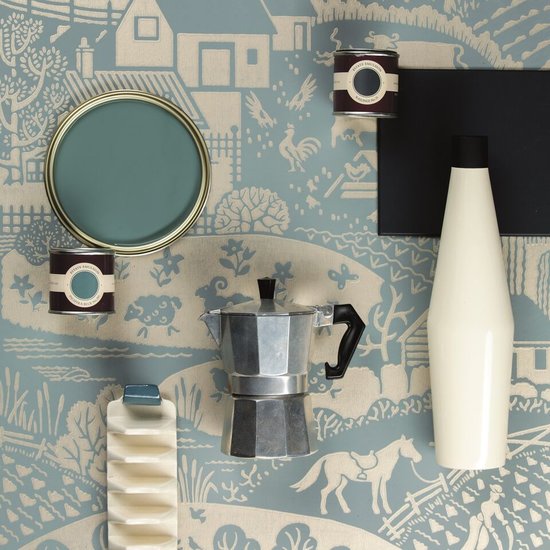 Farrow and Ball Gable Behang Metallic