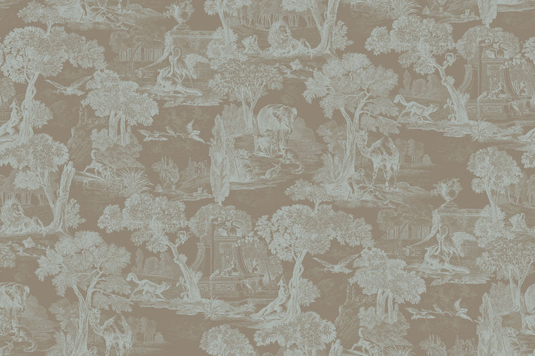 versailles behang papier cole and son behang teal