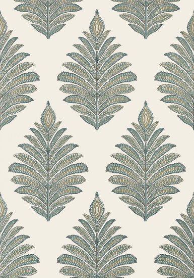 Anna French Palampore Leaf Behang Palampore AT78723 - LAB COLOUR THE WORLD