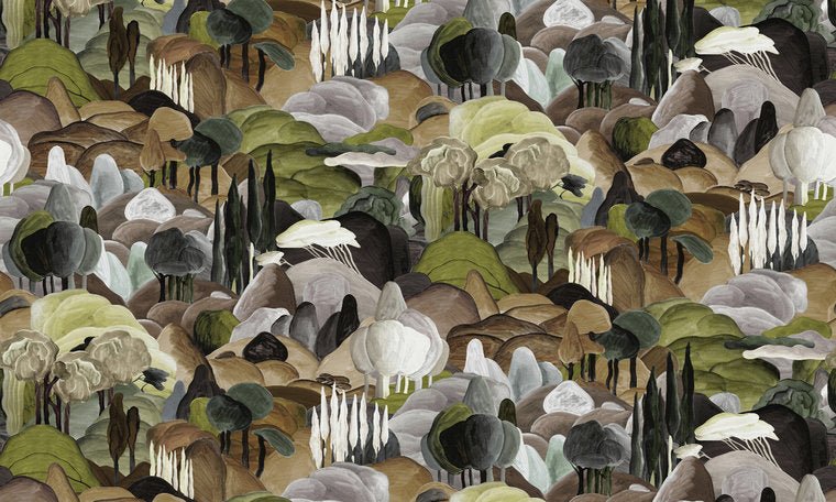 ARTE All'Ombra dei Cipressi Behang 97501 - LAB COLOUR THE WORLD