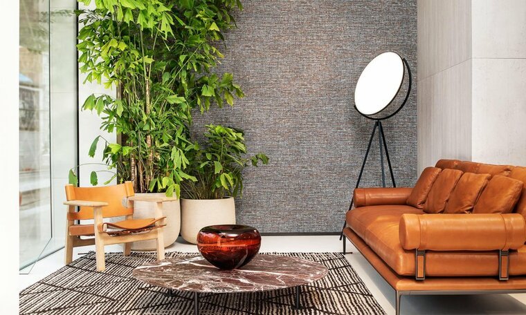 ARTE Aspero Behang Blue Orange 40546A - LAB COLOUR THE WORLD