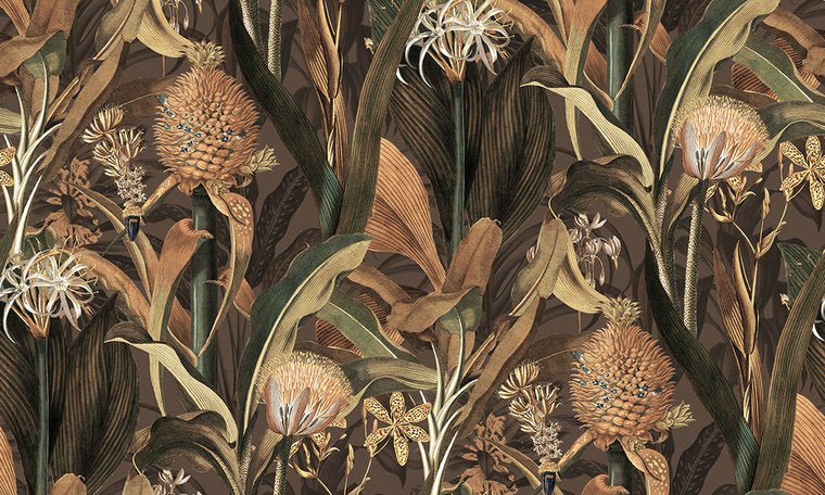 ARTE Blooming Pineapple Behang Autumn 97602 - LAB COLOUR THE WORLD