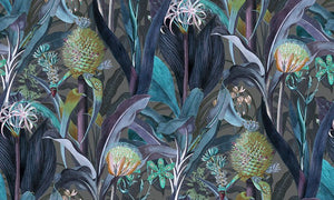 ARTE Blooming Pineapple Behang Peacock 97600 - LAB COLOUR THE WORLD