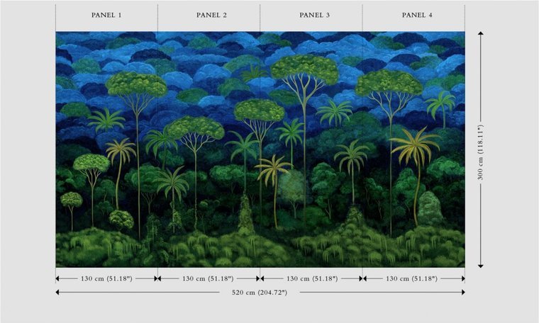 ARTE Ciel Tropical Behang 97650 - LAB COLOUR THE WORLD