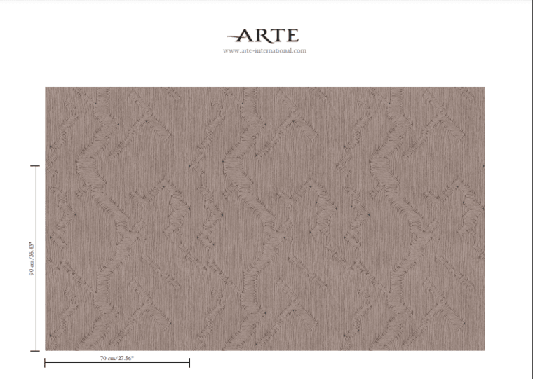 ARTE Edge Behang Cocoa 64520 - LAB COLOUR THE WORLD