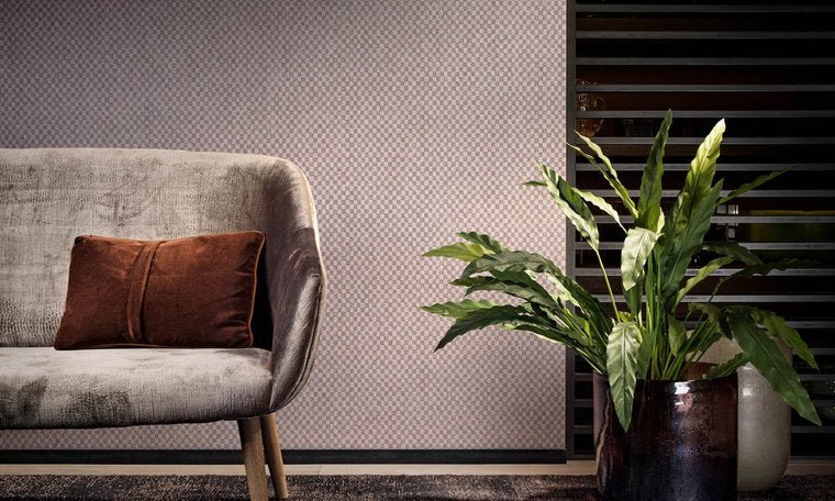 ARTE Flamant Damier Behang Caractère 12060 - LAB COLOUR THE WORLD