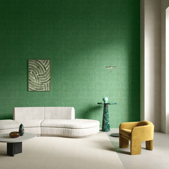 ARTE Katan Silk Behang Emerald 11504 - LAB COLOUR THE WORLD