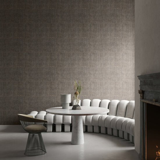 ARTE Katan Silk Behang Taupe 11507 - LAB COLOUR THE WORLD
