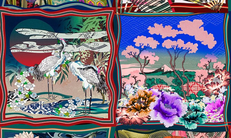 ARTE Kimono Behang 87250 - LAB COLOUR THE WORLD