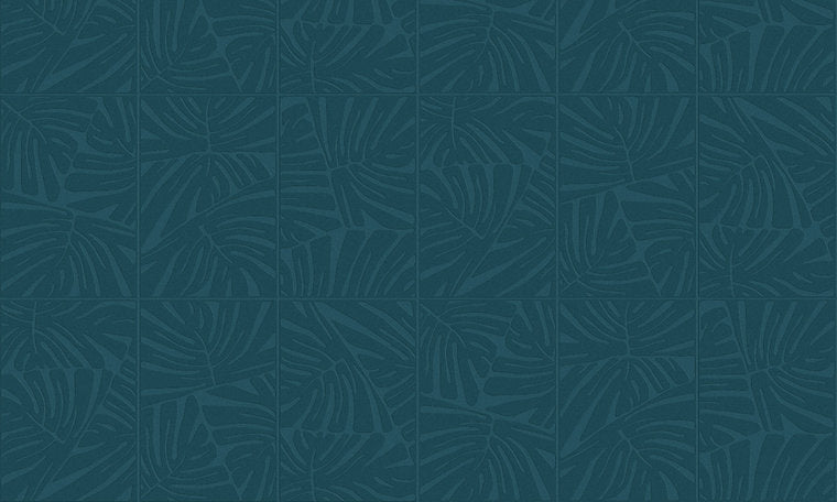 ARTE Monstera Behang Petrol 43022 - LAB COLOUR THE WORLD