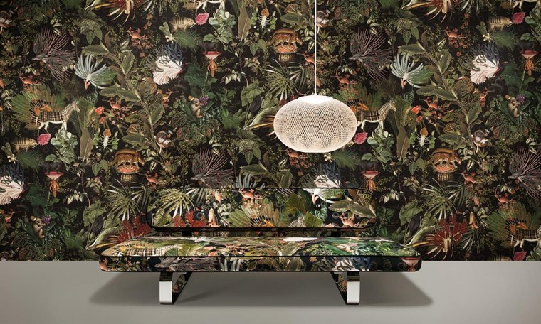 ARTE Moooi Menagerie of Extinct Animals Behang Curry MO2074 - LAB COLOUR THE WORLD