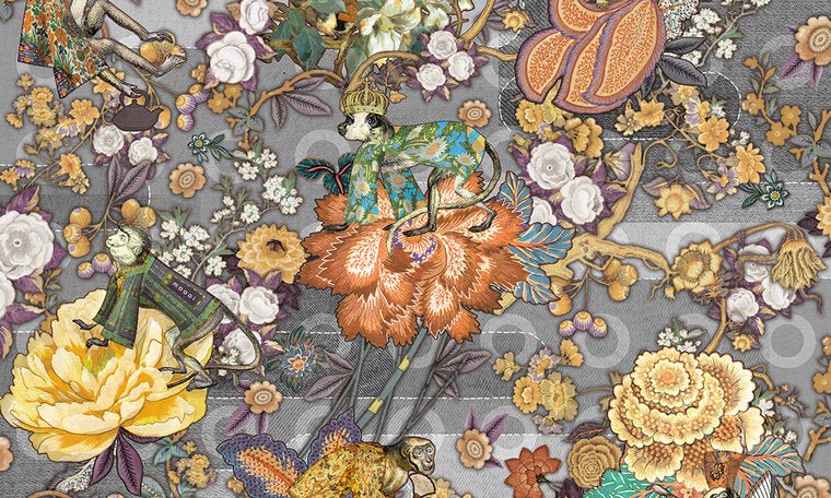 ARTE Moooi Rendezvous Tokyo Blue Behang MO3011 - LAB COLOUR THE WORLD