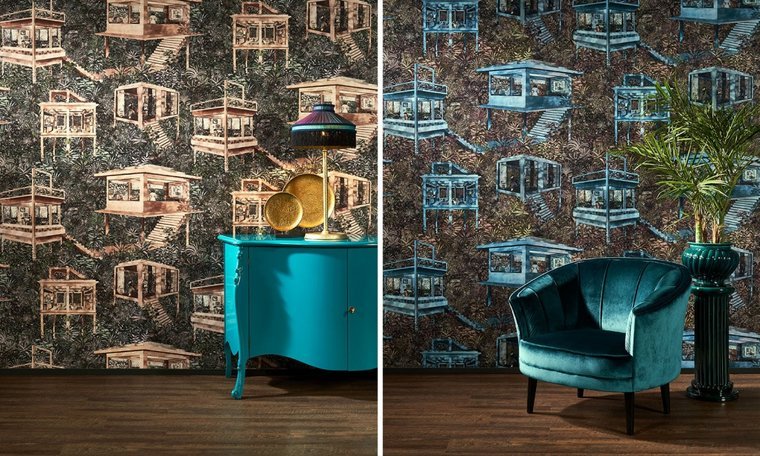 ARTE Palafitas Amazonia Behang Beech 97581 - LAB COLOUR THE WORLD