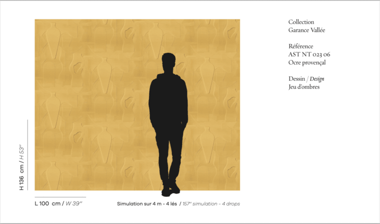 Asteré Jeu D'Ombres Behang AST_NT_023_06 - LAB COLOUR THE WORLD