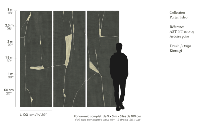 Asteré Kintsugi Behangpaneel AST_NT_010_02 - LAB COLOUR THE WORLD