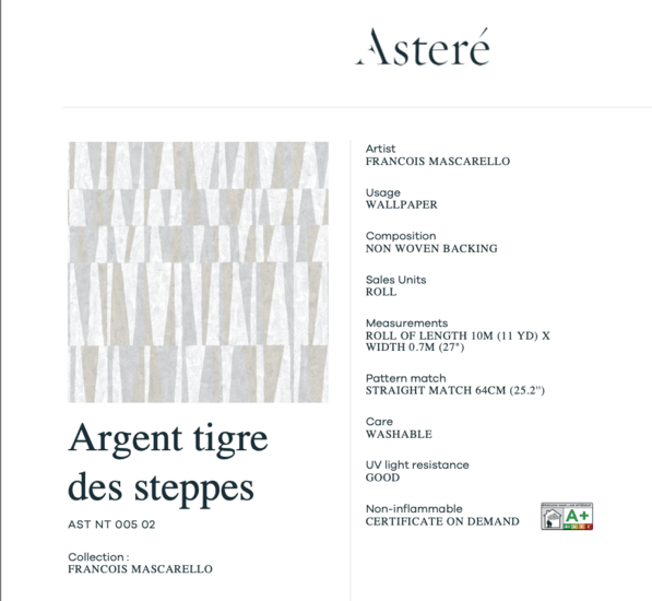 Asteré Lit de Parade Behang AST_NT_005_02 - LAB COLOUR THE WORLD