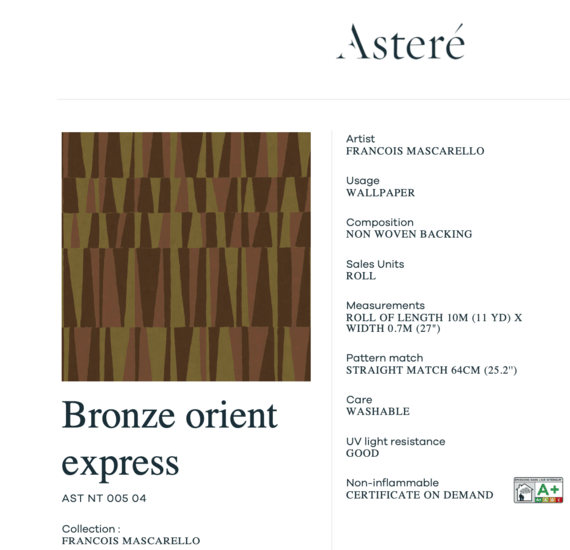 Asteré Lit de Parade Behang AST_NT_005_04 - LAB COLOUR THE WORLD