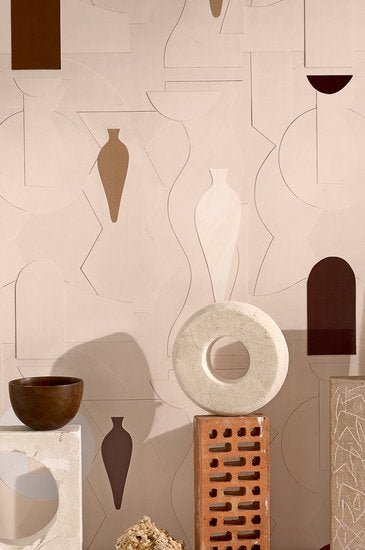 Asteré Terrazzo de Papier Behang AST_NT_024_02 - LAB COLOUR THE WORLD