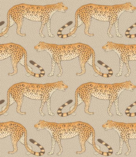 Cole & Son Ardmore Collection Leopard Walk behang 109/2010 - LAB COLOUR THE WORLD
