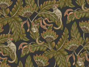 Cole & Son Bush Baby Behang 119/7031 - LAB COLOUR THE WORLD
