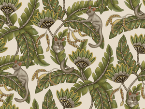 Cole & Son Bush Baby Behang 119/7032 - LAB COLOUR THE WORLD