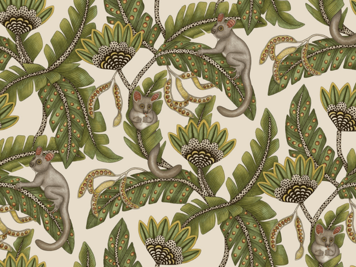 Cole & Son Bush Baby Behang 119/7032 - LAB COLOUR THE WORLD