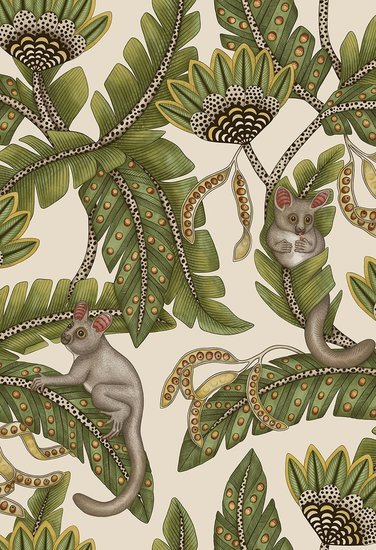 Cole & Son Bush Baby Behang 119/7032 - LAB COLOUR THE WORLD