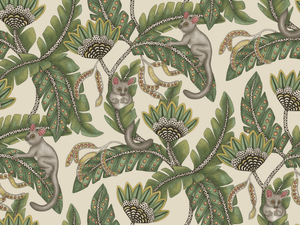Cole & Son Bush Baby Behang 119/7035 - LAB COLOUR THE WORLD