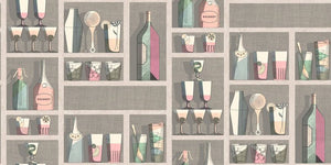 Cole & Son Fornasetti Selection Cocktails behang 114/23044 - LAB COLOUR THE WORLD