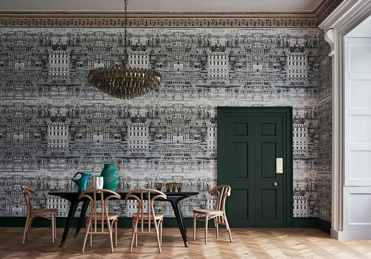 Cole & Son Fornasetti Selection Riflesso behang 114/20040 - LAB COLOUR THE WORLD