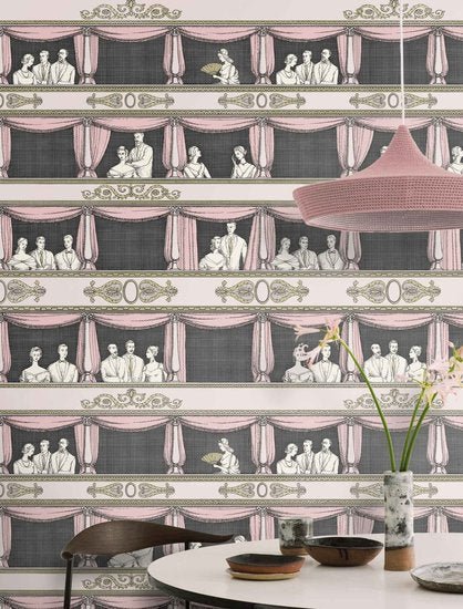 Cole & Son Fornasetti Selection Teatro behang 114/4008 - LAB COLOUR THE WORLD