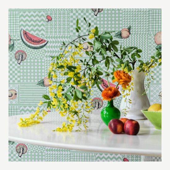 Cole & Son Fornasetti Senza Tempo II Frutta e Geometrico behang 123/6029 - LAB COLOUR THE WORLD