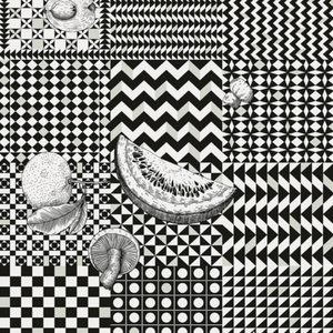 Cole & Son Fornasetti Senza Tempo II Frutta e Geometrico behang 123/6030 - LAB COLOUR THE WORLD