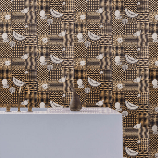 Cole & Son Fornasetti Senza Tempo II Frutta e Geometrico behang 123/6031 - LAB COLOUR THE WORLD