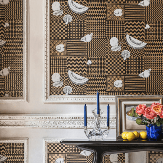 Cole & Son Fornasetti Senza Tempo II Frutta e Geometrico behang 123/6031 - LAB COLOUR THE WORLD