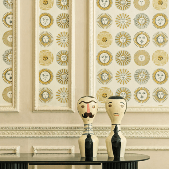 Cole & Son Fornasetti Senza Tempo II Soli behang 123/1002 - LAB COLOUR THE WORLD