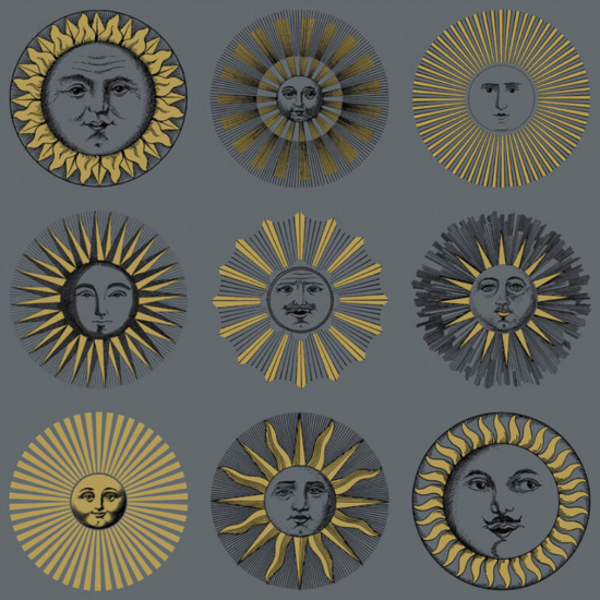 Cole & Son Fornasetti Senza Tempo II Soli behang 123/1004 - LAB COLOUR THE WORLD