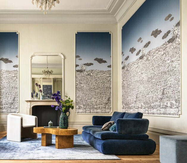 Cole & Son Fornasetti Senza Tempo II Vista Mediterranea behang 123/3013 - LAB COLOUR THE WORLD