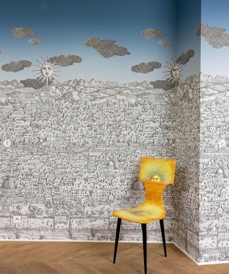 Cole & Son Fornasetti Senza Tempo II Vista Mediterranea behang 123/3014 - LAB COLOUR THE WORLD