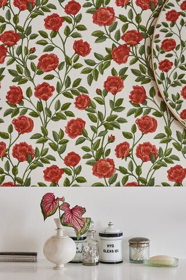 Cole & Son Historic Royal Palaces – Great Masters Hampton Roses behang 118/7014 - LAB COLOUR THE WORLD